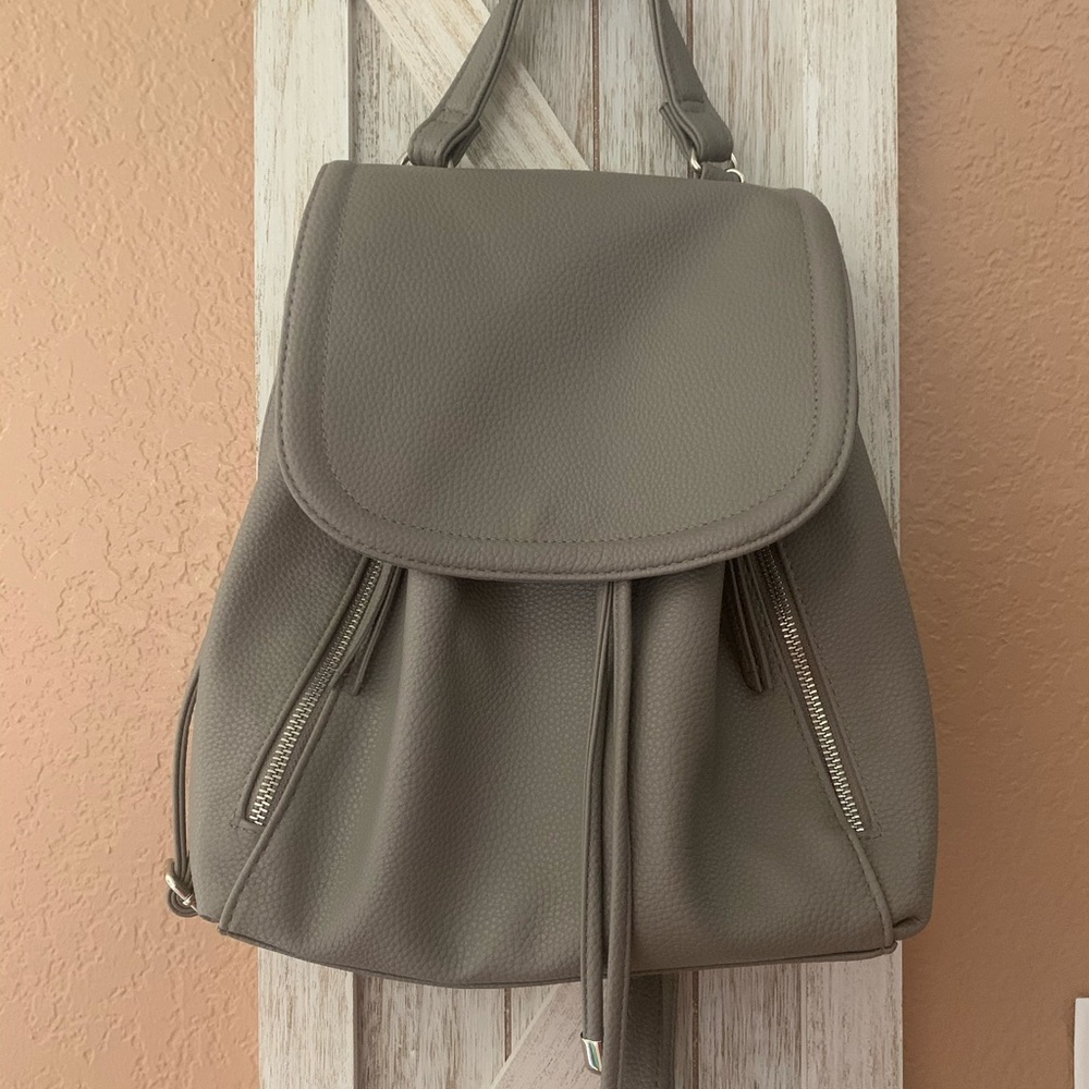Gray Mini backpack